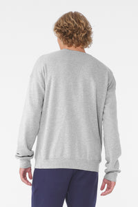 BELLA+CANVAS  Unisex Sponge Fleece Drop Shoulder Sweatshirt - Athletic Heather Back
