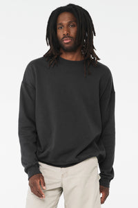 BELLA+CANVAS  Unisex Sponge Fleece Drop Shoulder Sweatshirt - Dark Grey