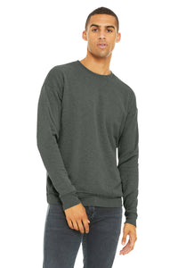 BELLA+CANVAS  Unisex Sponge Fleece Drop Shoulder Sweatshirt - Deep Heather