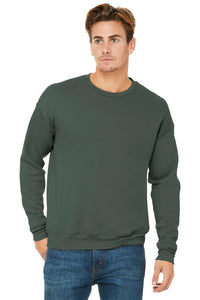 BELLA+CANVAS  Unisex Sponge Fleece Drop Shoulder Sweatshirt - Military Green