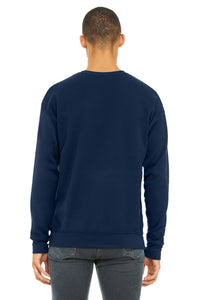 BELLA+CANVAS  Unisex Sponge Fleece Drop Shoulder Sweatshirt - Navy Back