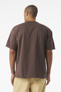 BELLA+CANVAS Unisex 7.5-Ounce Heavyweight Tee BC4610 - Cocoa Back