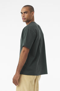 BELLA+CANVAS Unisex 7.5-Ounce Heavyweight Tee BC4610 - Hunter Green Back