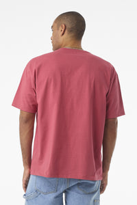 BELLA+CANVAS Unisex 7.5-Ounce Heavyweight Tee BC4610 - Vintage Red Back