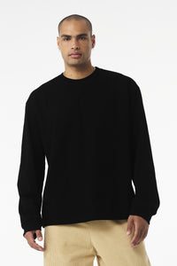 BELLA+CANVAS Unisex 7.5-Ounce Heavyweight Long Sleeve Tee BC4651 - Black