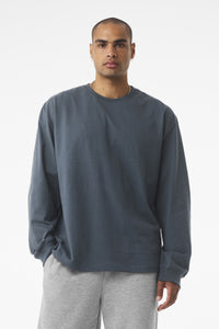BELLA+CANVAS Unisex 7.5-Ounce Heavyweight Long Sleeve Tee BC4651 - Vintage Navy