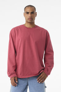 BELLA+CANVAS Unisex 7.5-Ounce Heavyweight Long Sleeve Tee BC4651 - Vintage Red