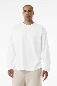 BELLA+CANVAS Unisex 7.5-Ounce Heavyweight Long Sleeve Tee BC4651 - White