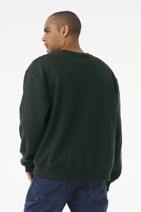 BELLA+CANVAS Unisex 10-Ounce Heavyweight Crewneck Sweatshirt BC4711 - Forest Back