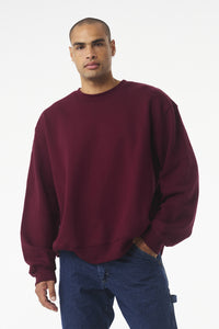 BELLA+CANVAS Unisex 10-Ounce Heavyweight Crewneck Sweatshirt BC4711 - Maroon