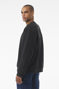 BELLA+CANVAS Unisex 10-Ounce Heavyweight Crewneck Sweatshirt BC4711 - Vintage Black Back