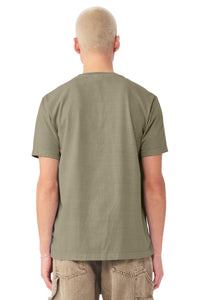 BELLA+CANVAS Unisex Heavyweight Garment-Dyed Tee BC4810GD - Washed Olive Back