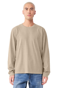 BELLA+CANVAS Unisex Heavyweight Garment-Dyed Long Sleeve Tee BC4851GD - Khaki