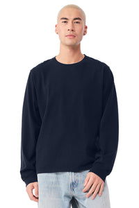 BELLA+CANVAS Unisex Heavyweight Garment-Dyed Long Sleeve Tee BC4851GD - Navy