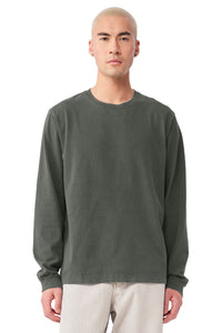 BELLA+CANVAS Unisex Heavyweight Garment-Dyed Long Sleeve Tee BC4851GD - Washed Charcoal