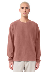 BELLA+CANVAS Unisex Heavyweight Garment-Dyed Long Sleeve Tee BC4851GD - Washed Chestnut
