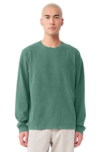 BELLA+CANVAS Unisex Heavyweight Garment-Dyed Long Sleeve Tee BC4851GD - Washed Pine