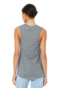 BELLA+CANVAS  Women's Jersey Muscle Tank - Athletic Heather Back