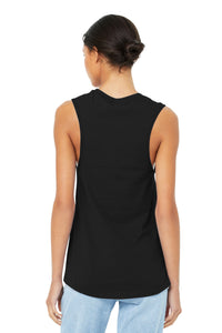 BELLA+CANVAS  Women's Jersey Muscle Tank - Black Back