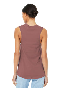 BELLA+CANVAS  Women's Jersey Muscle Tank - Mauve Back