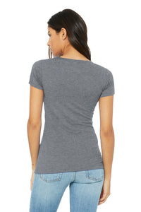 BELLA+CANVAS  Women's Slim Fit Tee - Athletic Heather Back