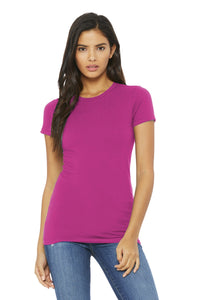 BELLA+CANVAS  Women's Slim Fit Tee - Berry
