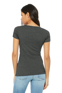 BELLA+CANVAS  Women's Slim Fit Tee - Deep Heather Back