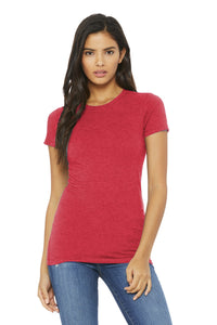 BELLA+CANVAS  Women's Slim Fit Tee - Heather Red