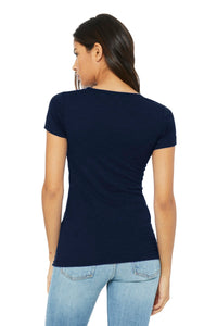 BELLA+CANVAS  Women's Slim Fit Tee - Navy Back