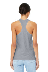 BELLA+CANVAS  Women's Jersey Racerback Tank - Athletic Heather Back