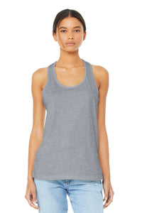 BELLA+CANVAS  Women's Jersey Racerback Tank - Athletic Heather