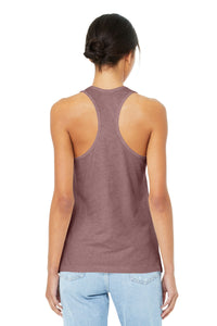 BELLA+CANVAS  Women's Jersey Racerback Tank - Heather Mauve Back