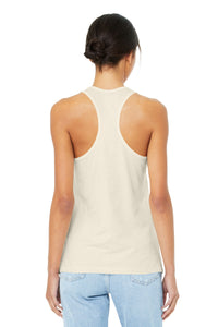 BELLA+CANVAS  Women's Jersey Racerback Tank - Natural Back
