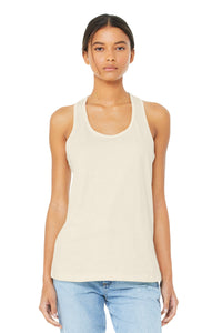 BELLA+CANVAS  Women's Jersey Racerback Tank - Natural