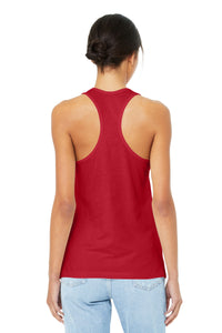 BELLA+CANVAS  Women's Jersey Racerback Tank - Red Back