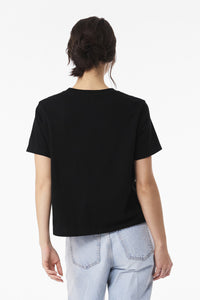 BELLA+CANVAS Women's 6-Ounce Heavyweight Tee BC6110 - Black Back