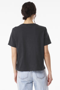 BELLA+CANVAS Women's 6-Ounce Heavyweight Tee BC6110 - Dark Grey Back