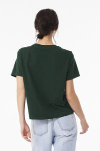 BELLA+CANVAS Women's 6-Ounce Heavyweight Tee BC6110 - Forest Back