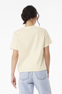 BELLA+CANVAS Women's 6-Ounce Heavyweight Tee BC6110 - Natural Back