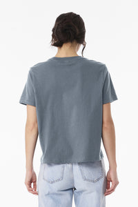 BELLA+CANVAS Women's 6-Ounce Heavyweight Tee BC6110 - Vintage Denim Back