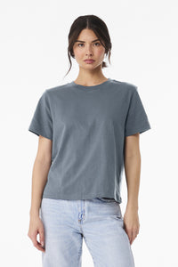 BELLA+CANVAS Women's 6-Ounce Heavyweight Tee BC6110 - Vintage Denim