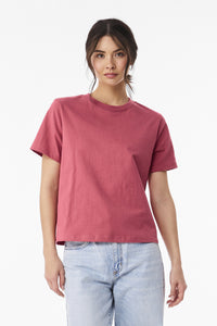 BELLA+CANVAS Women's 6-Ounce Heavyweight Tee BC6110 - Vintage Red