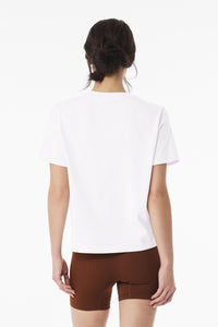 BELLA+CANVAS Women's 6-Ounce Heavyweight Tee BC6110 - White Back