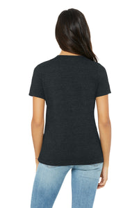 BELLA+CANVAS Women's Relaxed CVC Tee BC6400CVC - Dark Grey Heather Back