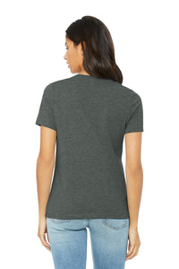 BELLA+CANVAS Women's Relaxed CVC Tee BC6400CVC - Deep Heather Back