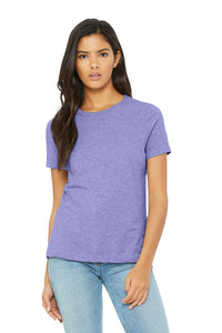 BELLA+CANVAS Women's Relaxed CVC Tee BC6400CVC - Heather Dark Lavender