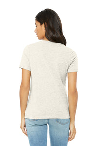 BELLA+CANVAS Women's Relaxed CVC Tee BC6400CVC - Heather Natural Back