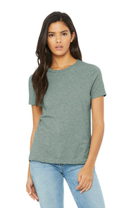 BELLA+CANVAS Women's Relaxed CVC Tee BC6400CVC - Heather Sage