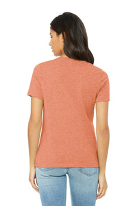 BELLA+CANVAS Women's Relaxed CVC Tee BC6400CVC - Heather Sunset Back