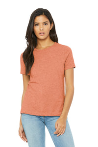 BELLA+CANVAS Women's Relaxed CVC Tee BC6400CVC - Heather Sunset